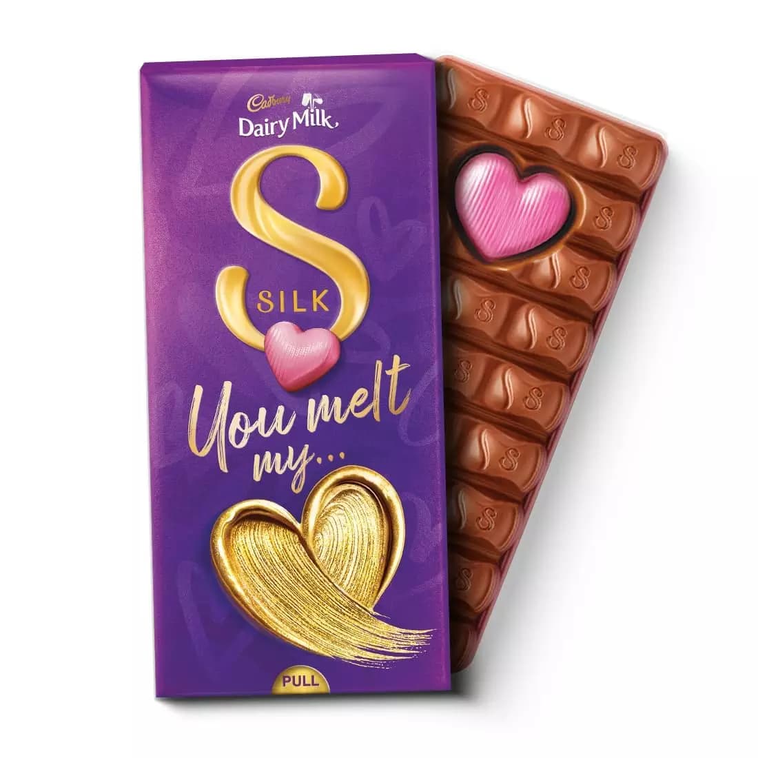 Cadbury Dairy Milk Silk Heart Blush Valentine Chocolate,250g-Main image