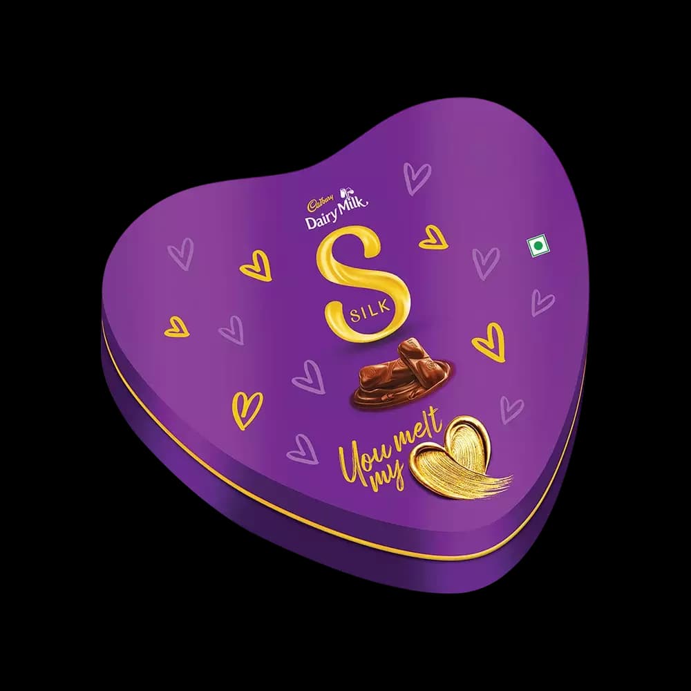 Cadbury Dairy Milk Silk Heart Shaped Valentine Chocolate,135g-Main image