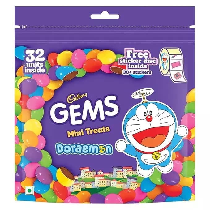 Cadbury Gems Mini Treats Shaped Chocolate,90.04g-Main image