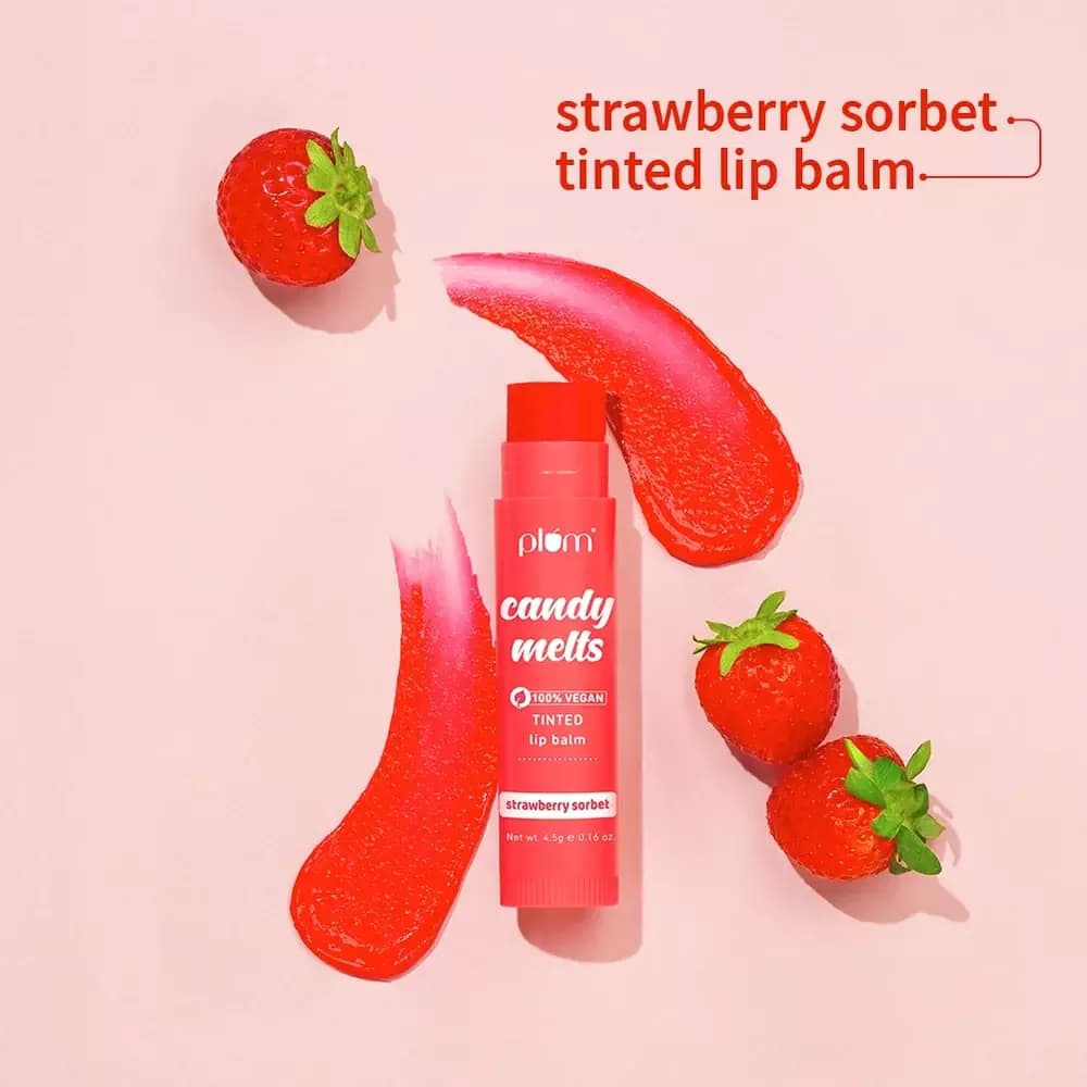 Candy Melts Strawberry Sorbet Tinted Lip Balm-Main Image