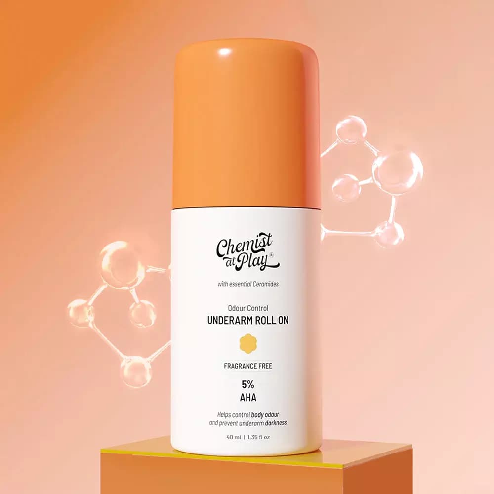 Chemist at Play 5% AHA Underarm Roll on,40ml-Main image