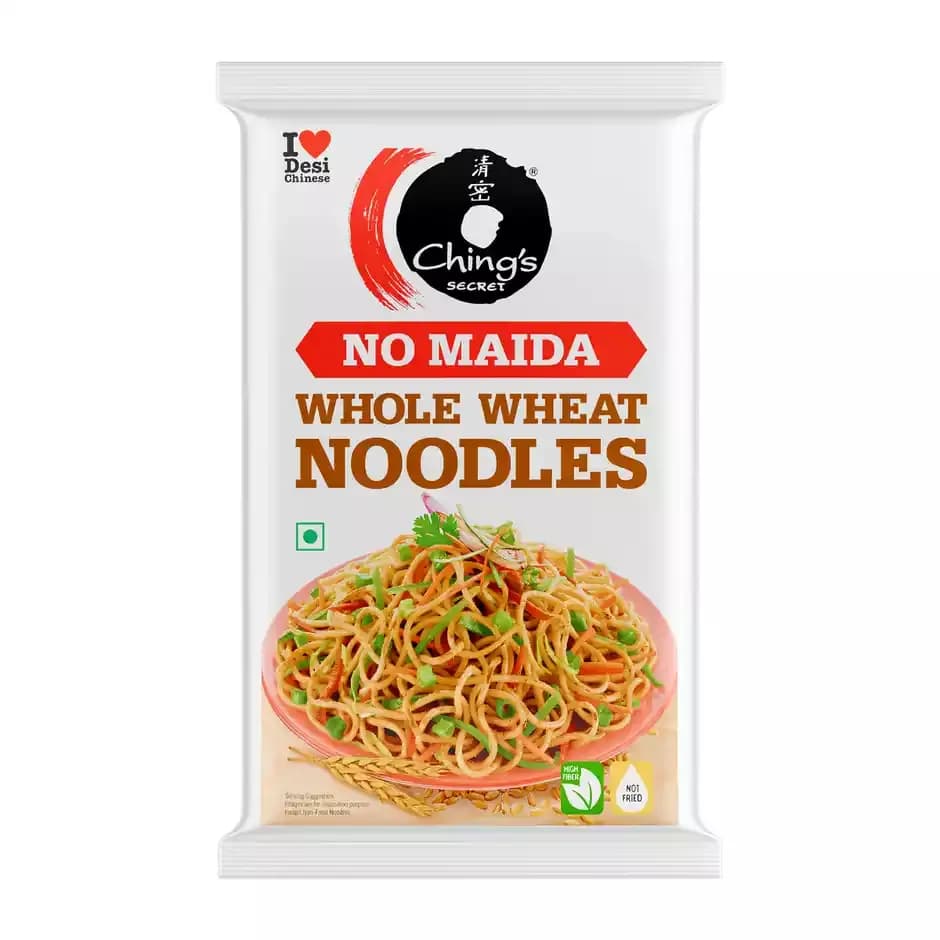 Ching's Secret No Maida Whole Wheat Noodles,140g-Main image