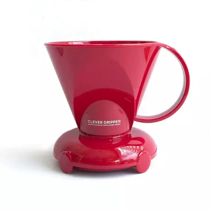 Clever Coffee Dripper, Solid Red-Main Image