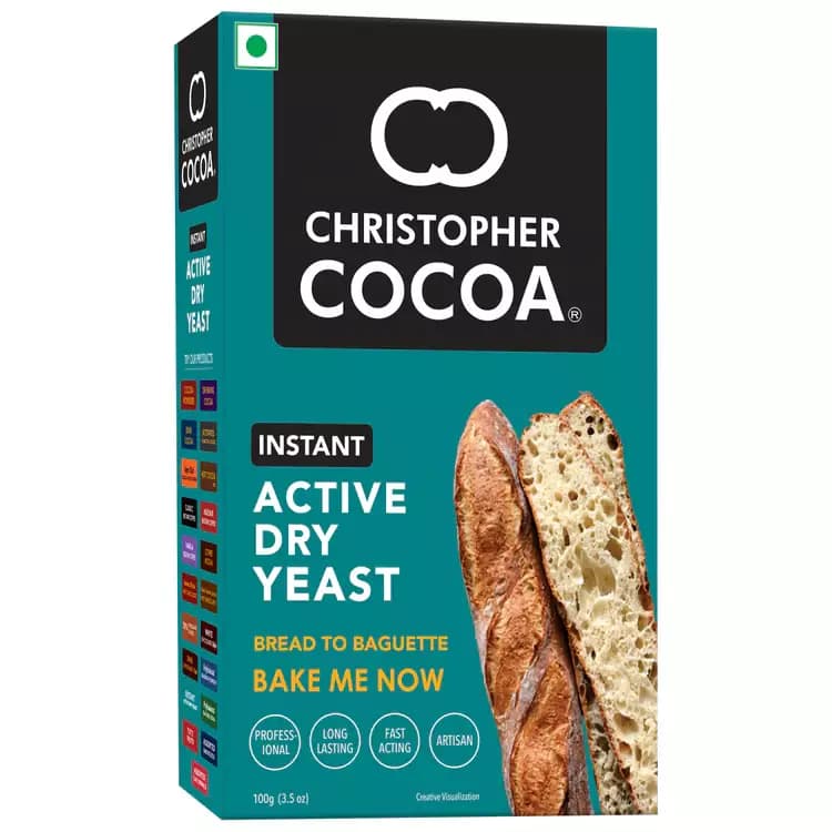 Colombian Brew Christopher Cocoa Instant Active Dry Yeast, 100g-Main image