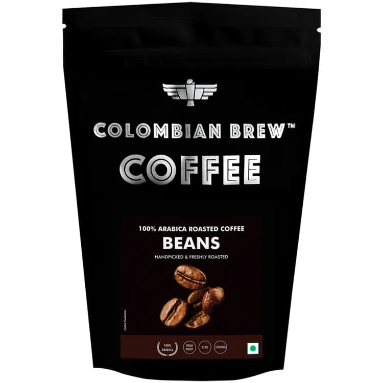 Colombian Brew 100% Arabica Roasted Coffee Beans — 150 g
