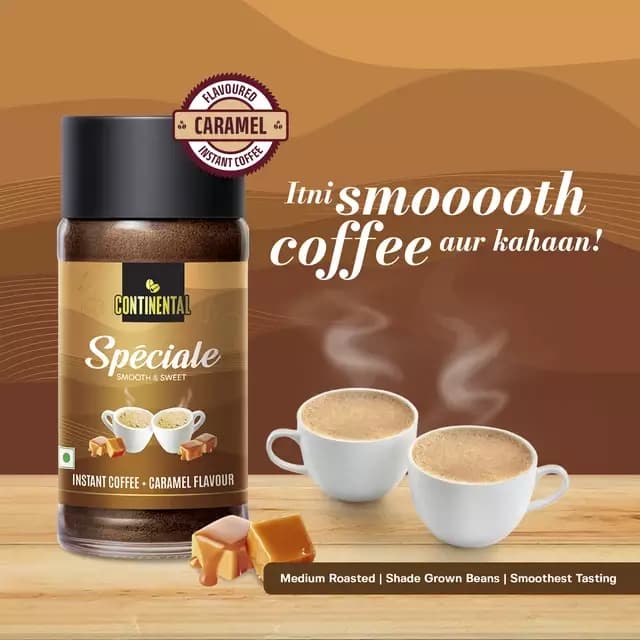 Continental Speciale Caramel Flavoured Instant Coffee-Main image