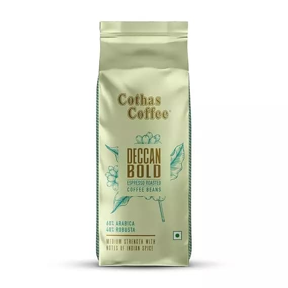 Cothas Coffee Deccan Bold Espresso Roasted Coffee Beans-Main image