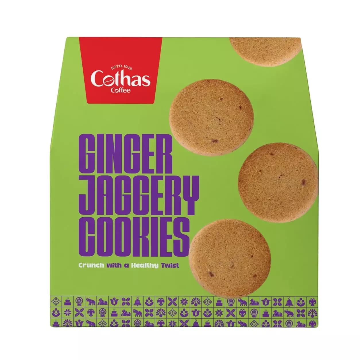 Cothas Coffees Ginger Jaggery Cookies-Main image