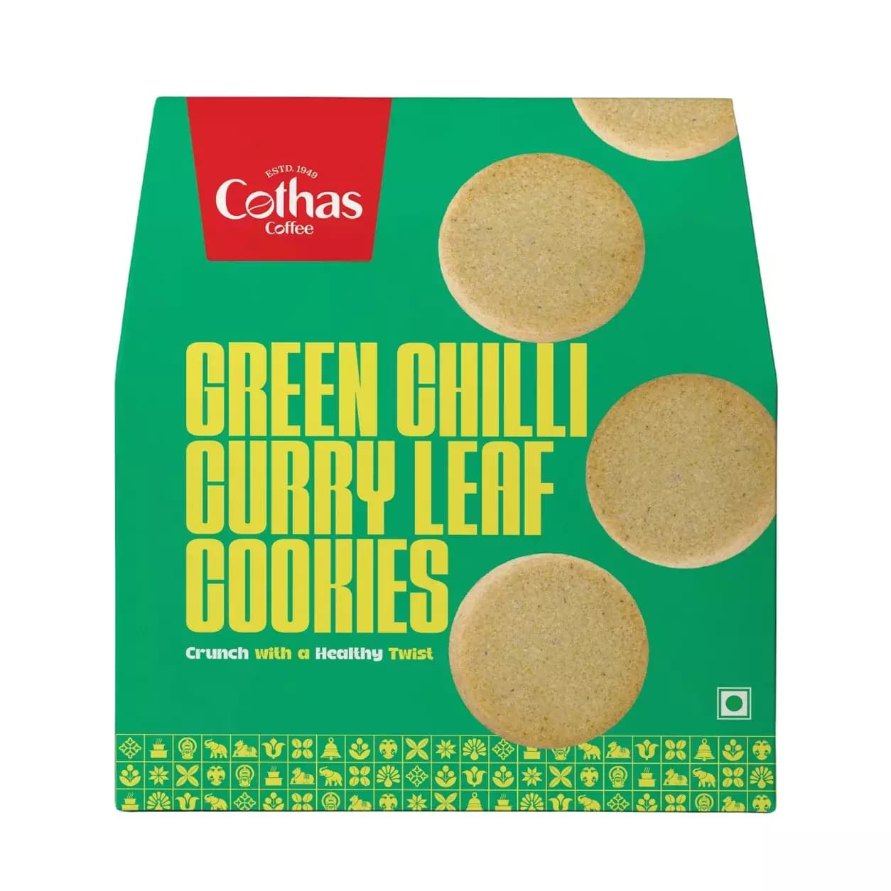 Cothas Coffees Green Chilly Leaf Cookies-Main image