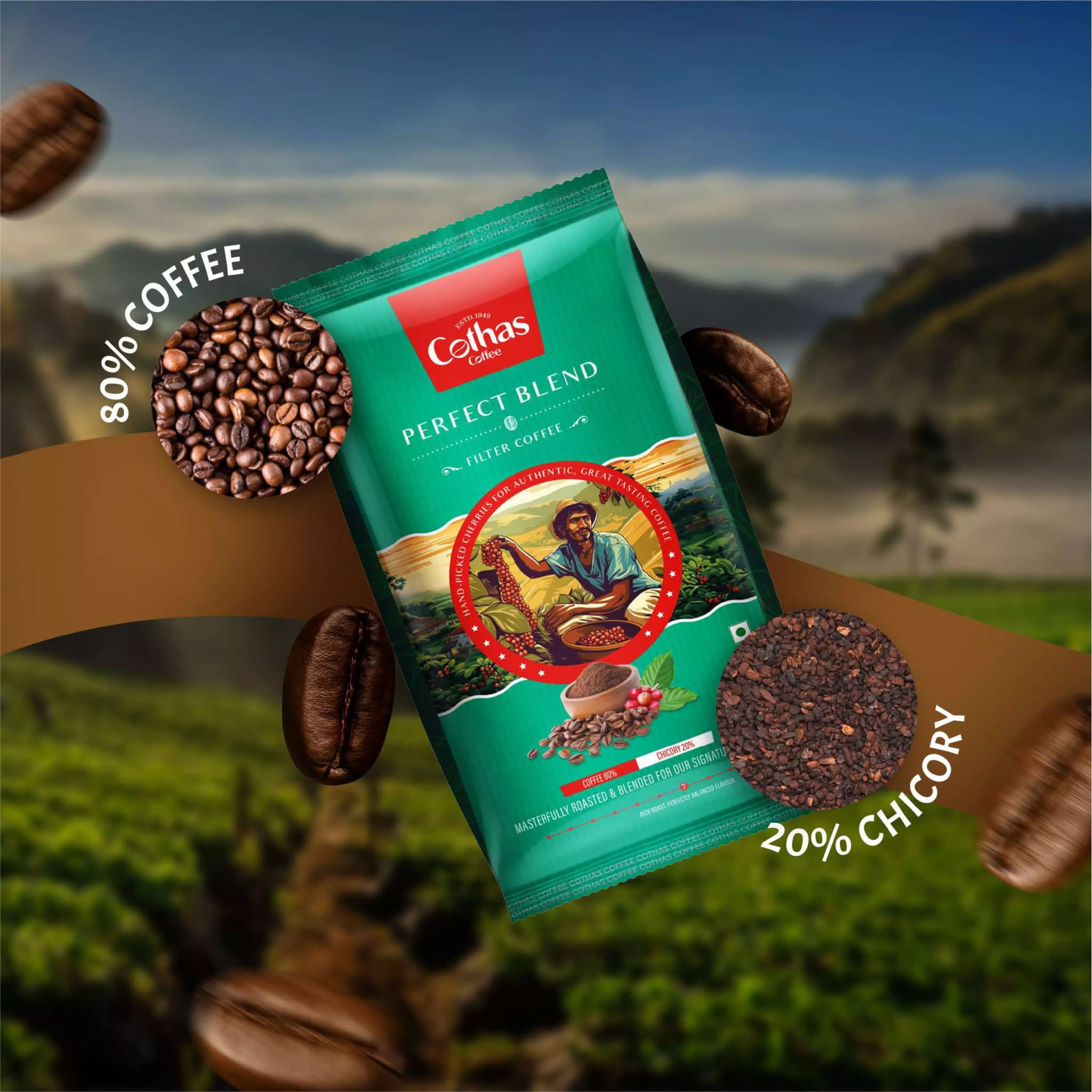 Cothas Coffees Perfect Blend Filter Coffee Powder-Main image