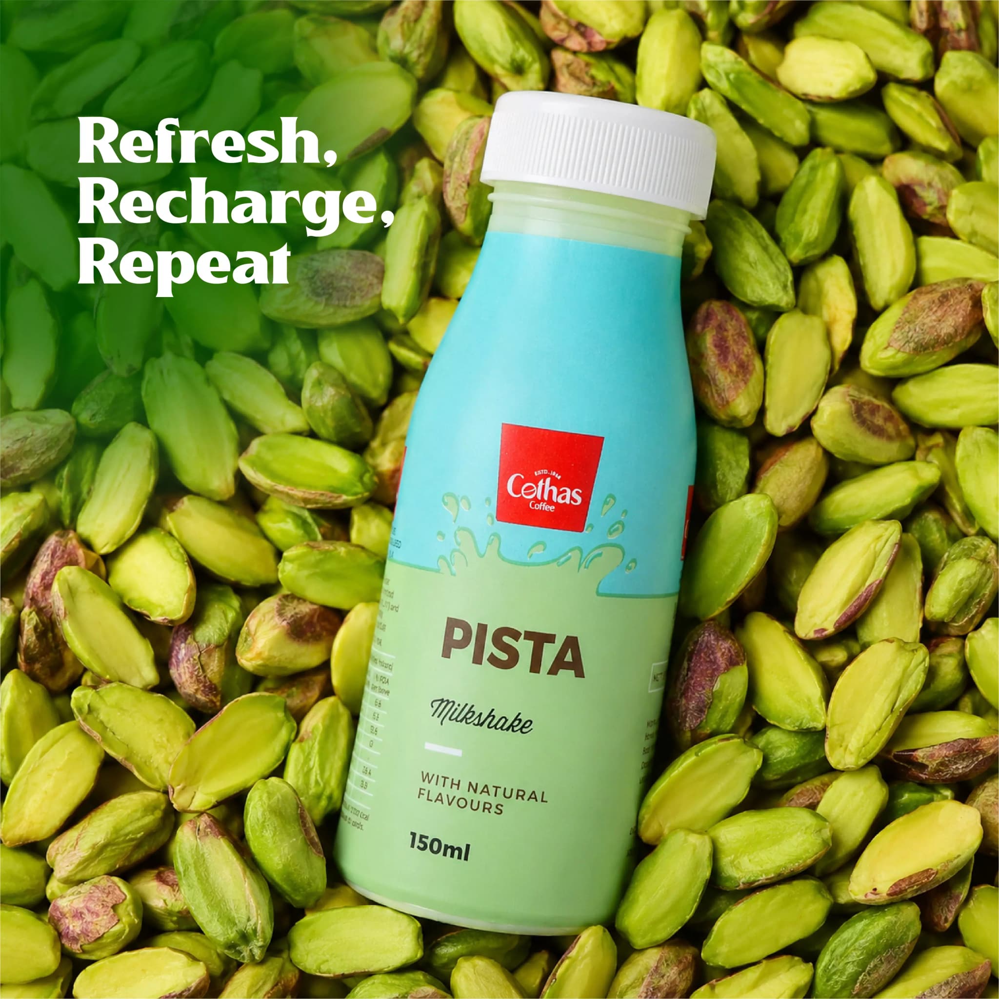 Cothas Coffees Pista Milkshake,150ml-Main image