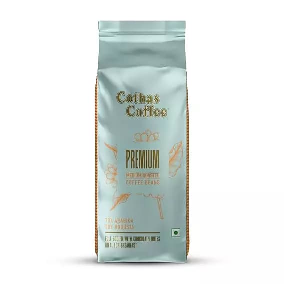 Cothas Coffees remium Gold Medium Roasted Coffee Beans-Main image