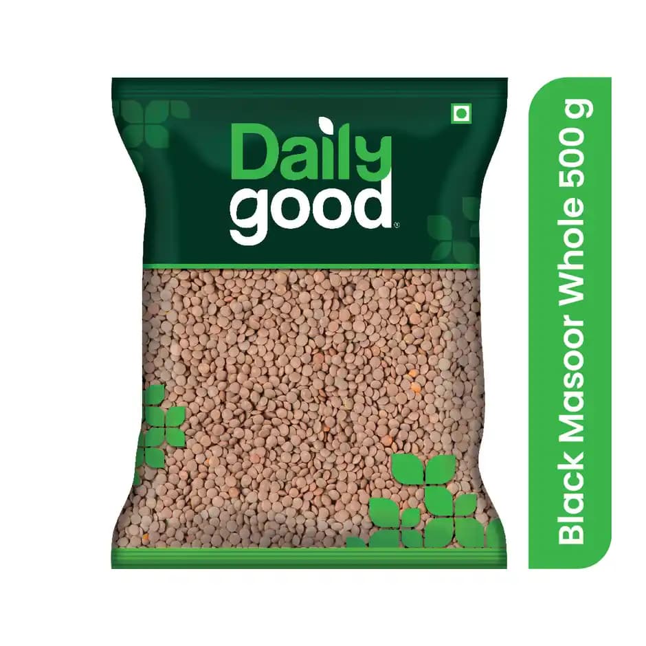 Daily Good Unpolished Masoor Black Whole,500g-Main image