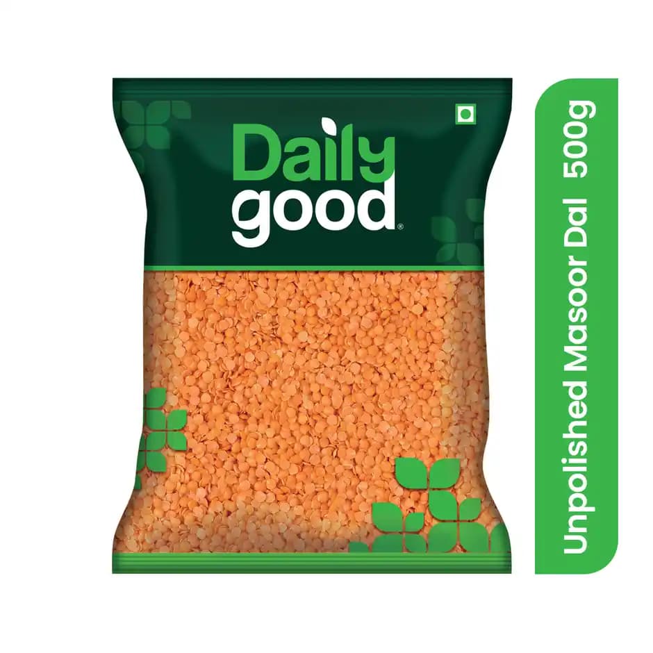 Daily Good Unpolished Masoor Dal,500g-Main image