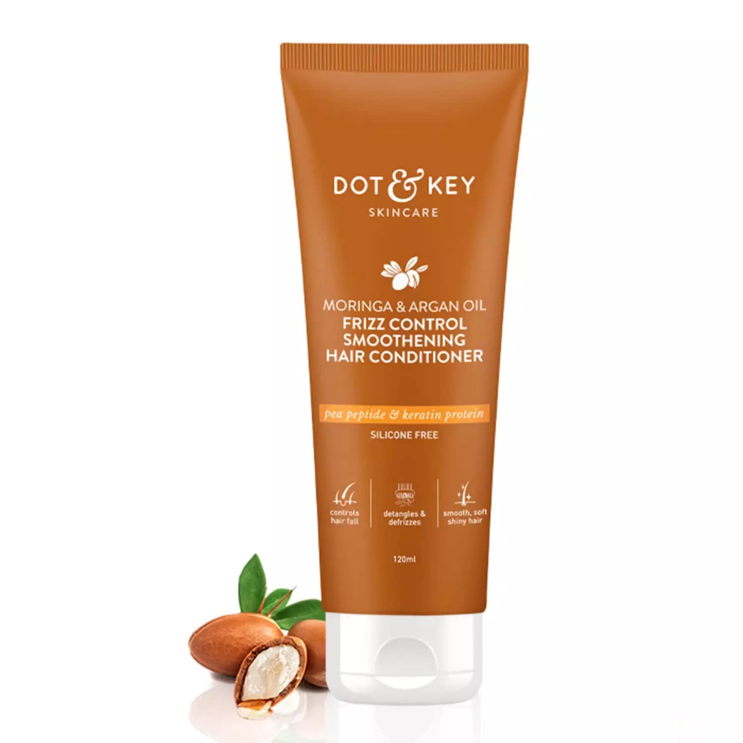 Dot & Key Moringa & Argan Frizz Control Hair Conditioner, 120 ml-Main Image