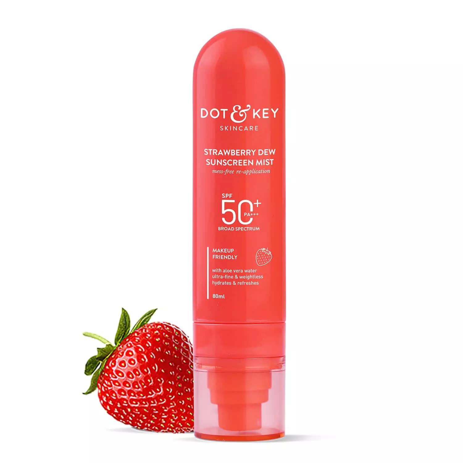 Dot & Key Strawberry Sunscreen Face Mist, 80 ml-Main Image