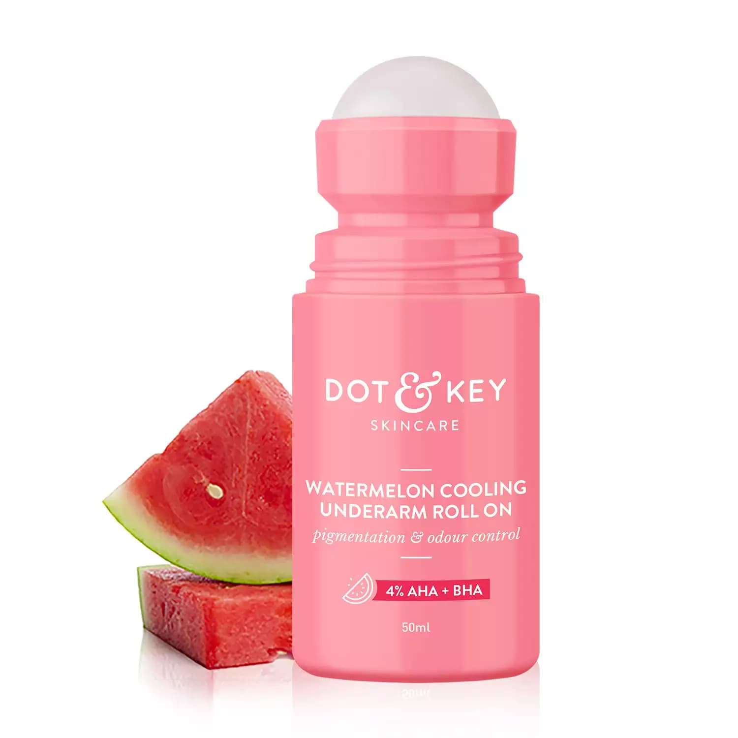 Dot & Key Watermelon Cooling Underarm Roll On-Main Image
