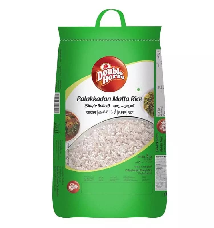 Double Horse Single Matta Rice,5kg-Main image