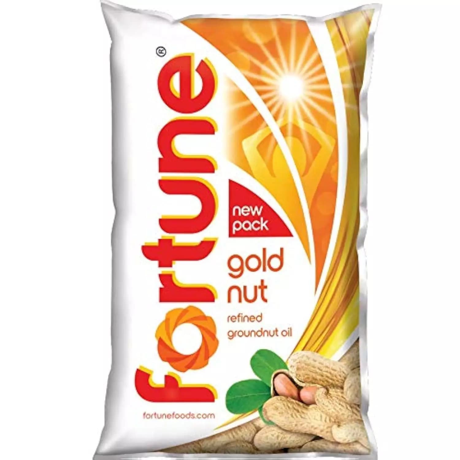 FORTUNE Goldnut Refined Groundnut Oil, 1L-Main image