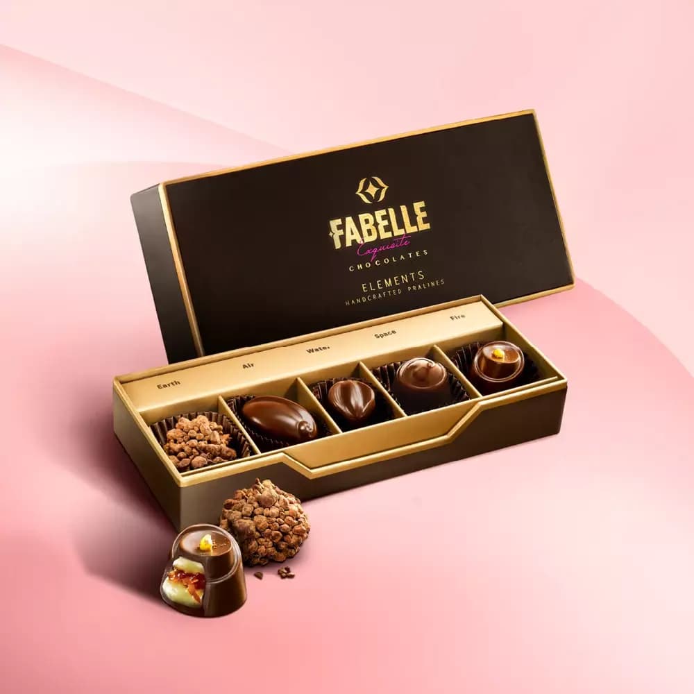 Fabelle Elements Nature-Inspired Pralines Chocolate,59g-Main image