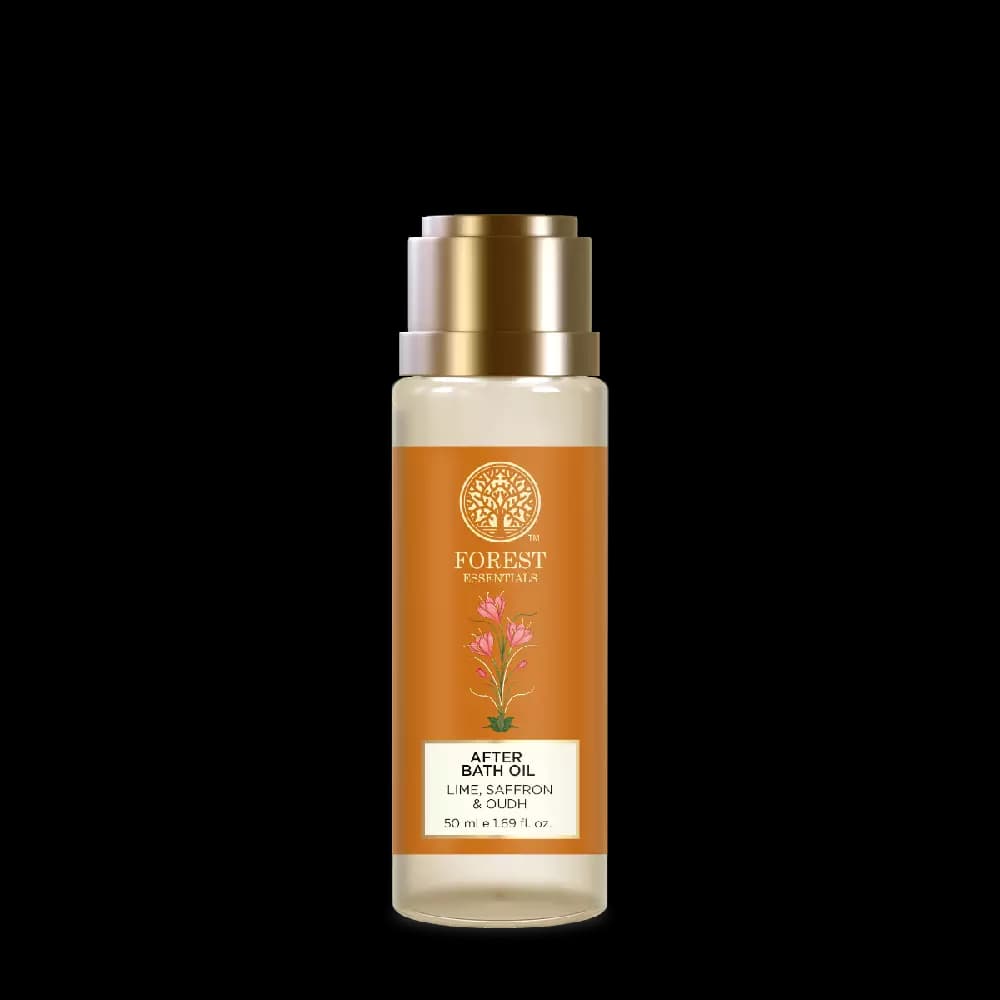 Forest Essentials After Bath Oil Lime Saffron & Oudh,50ml-Main image