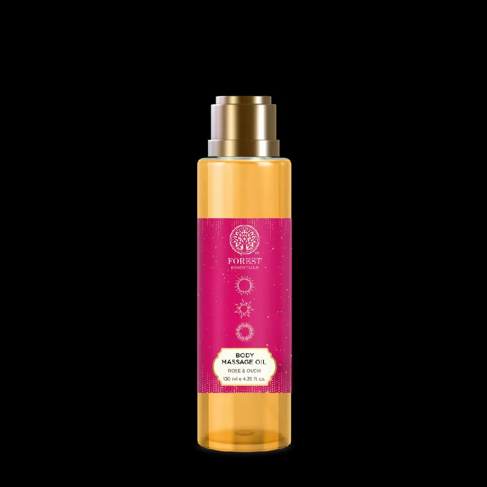Forest Essentials Body Massage Oil Rose & Oud,130ml-Main image