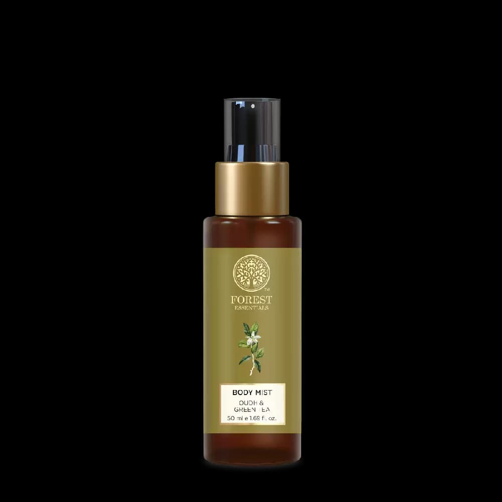 Forest Essentials Body Mist Oudh & Green Tea,50ml-Main image