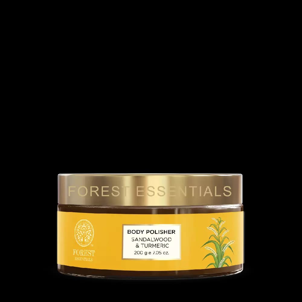 Forest Essentials Body Polisher Sandalwood & Turmeric — 200 g