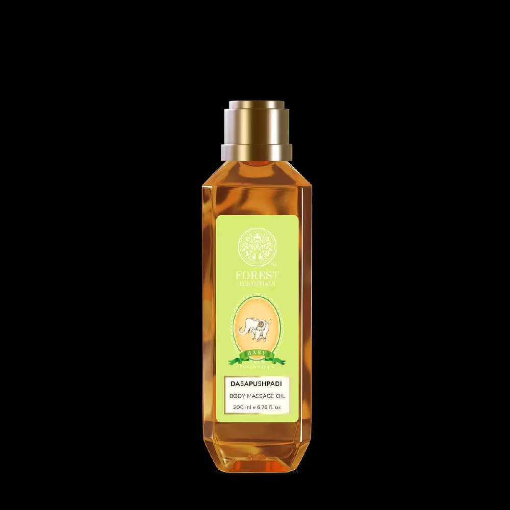 Forest Essentials Dasapushpadi Baby Body Massage Oil — 200 ml
