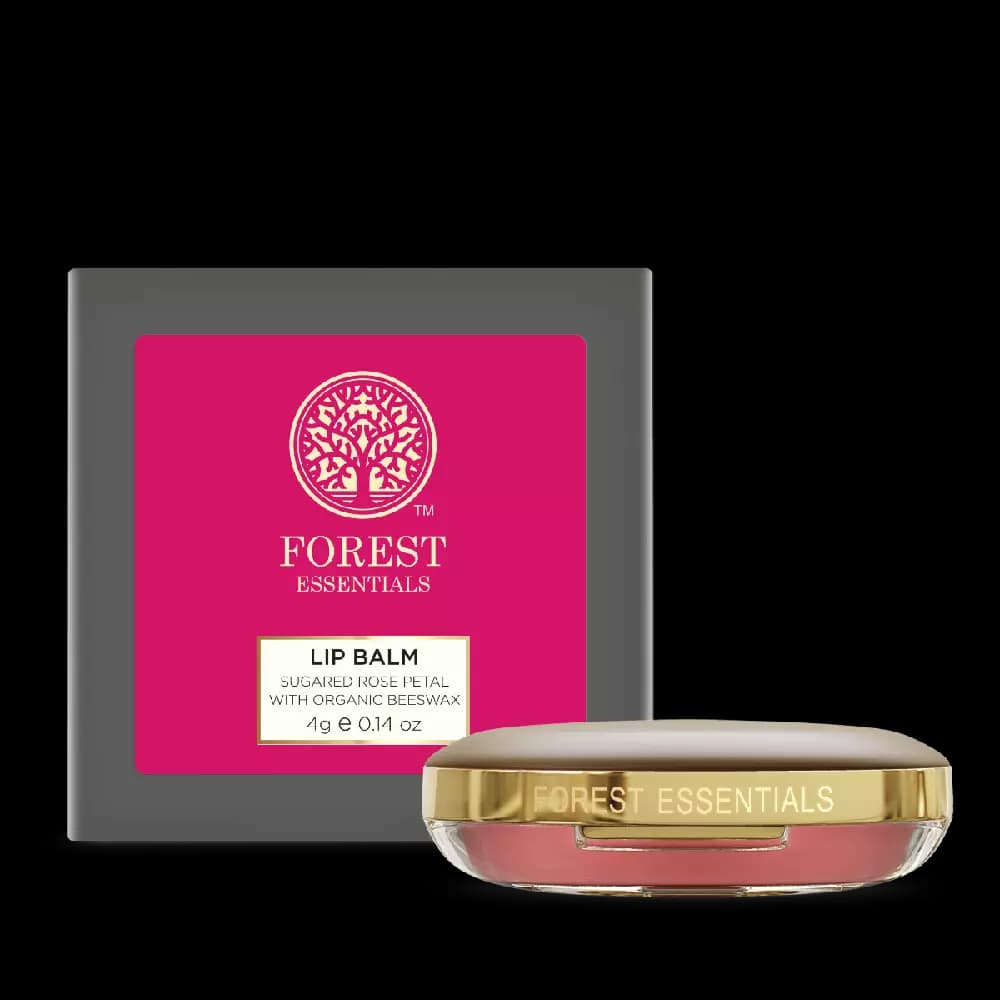 Forest Essentials Lip Balm Sugared Rose Petal,4g-Main image