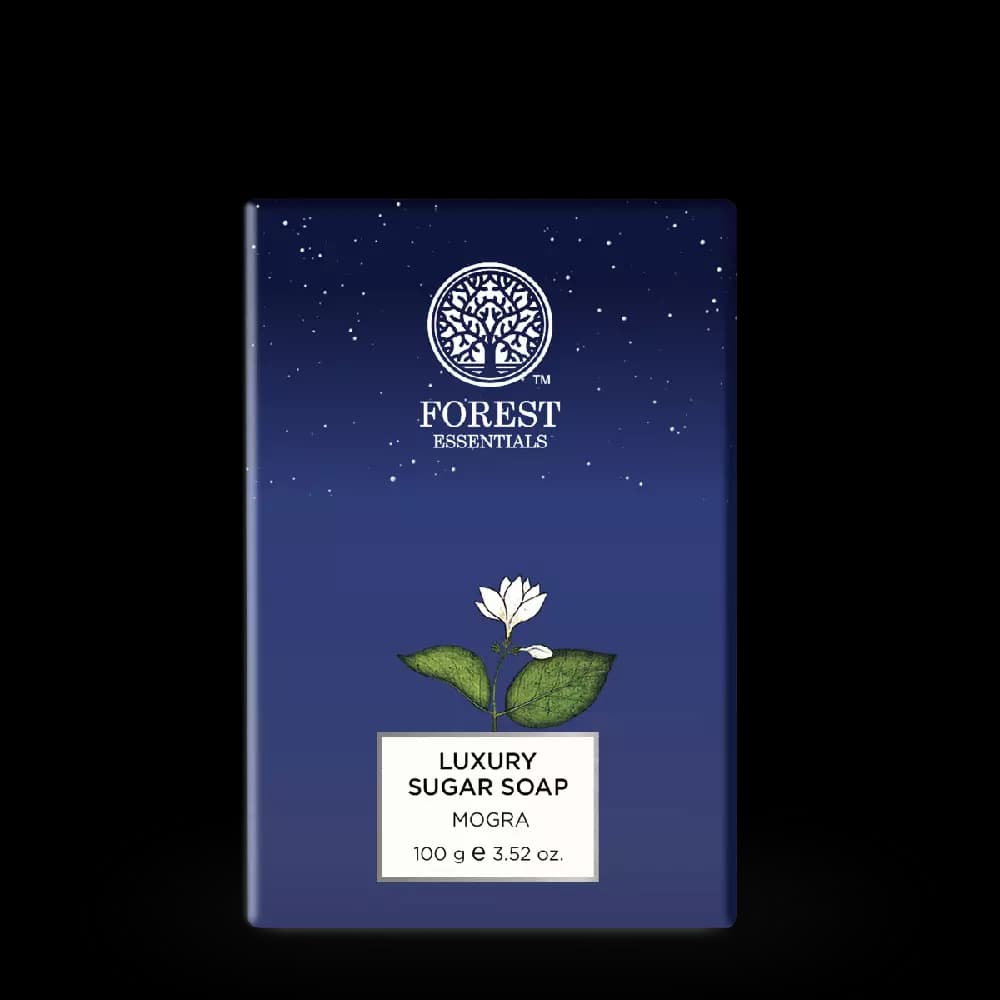 Forest Essentials Luxury Sugar Soap Mogra,100g-Main image