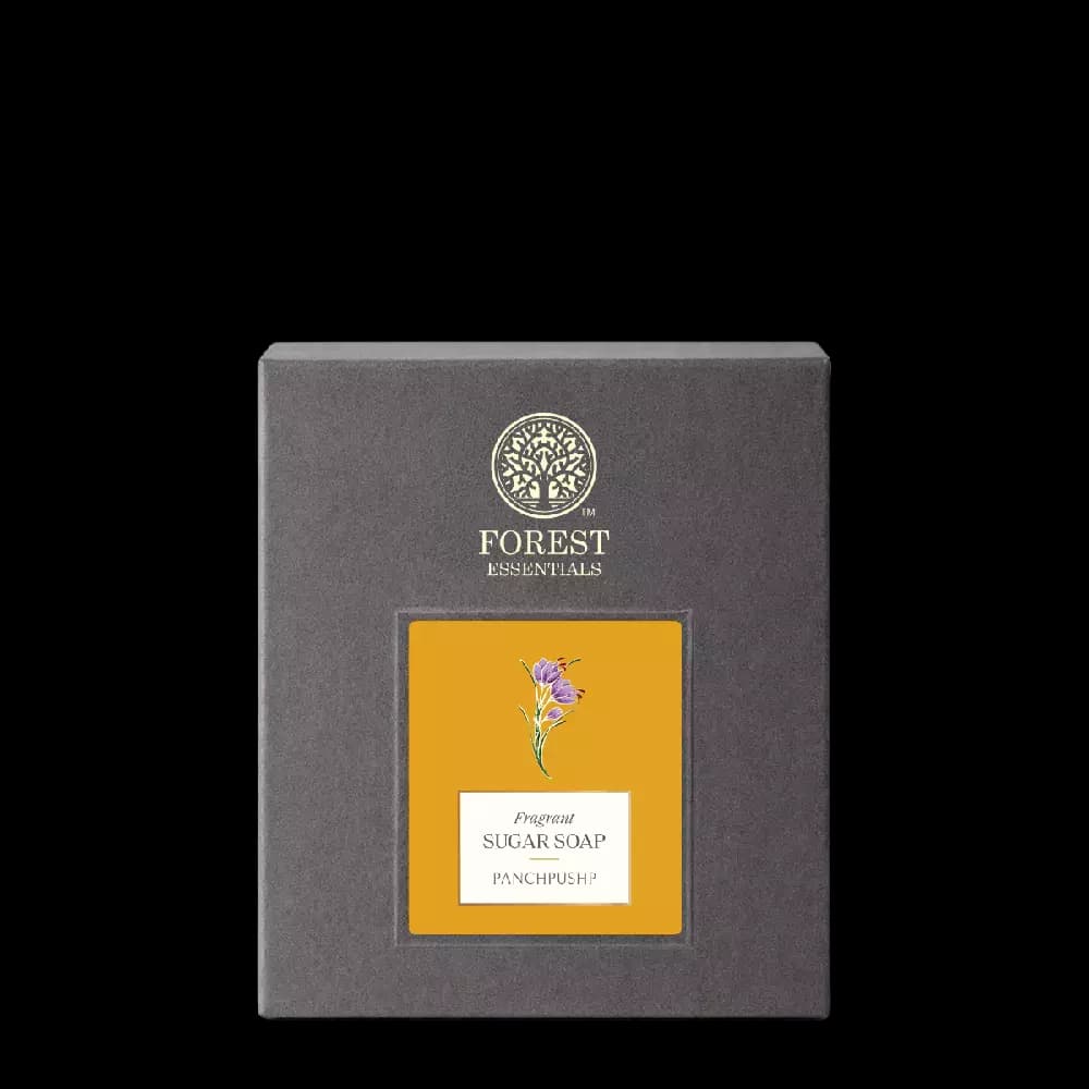 Forest Essentials Luxury Sugar Soap Panchpushp,125g-Main image