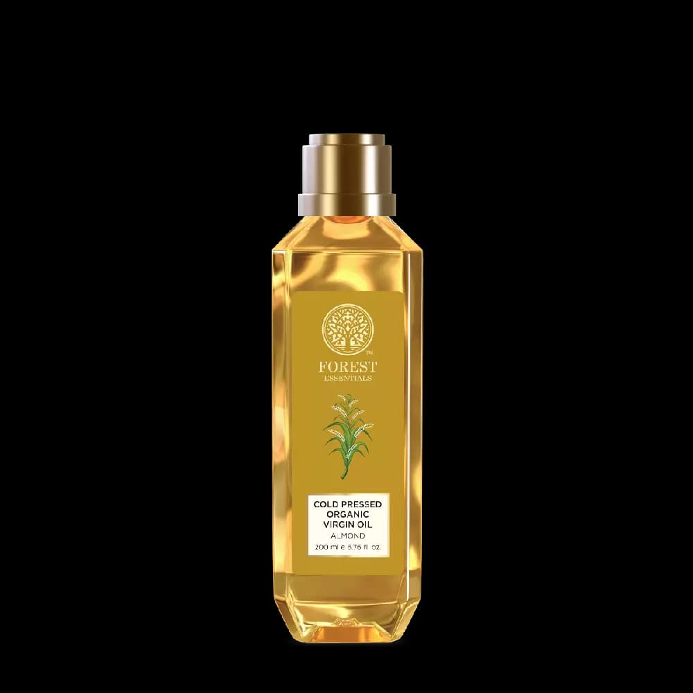 Forest Essentials Organic Cold Pressed Virgin Oil Almond,200ml-Main image