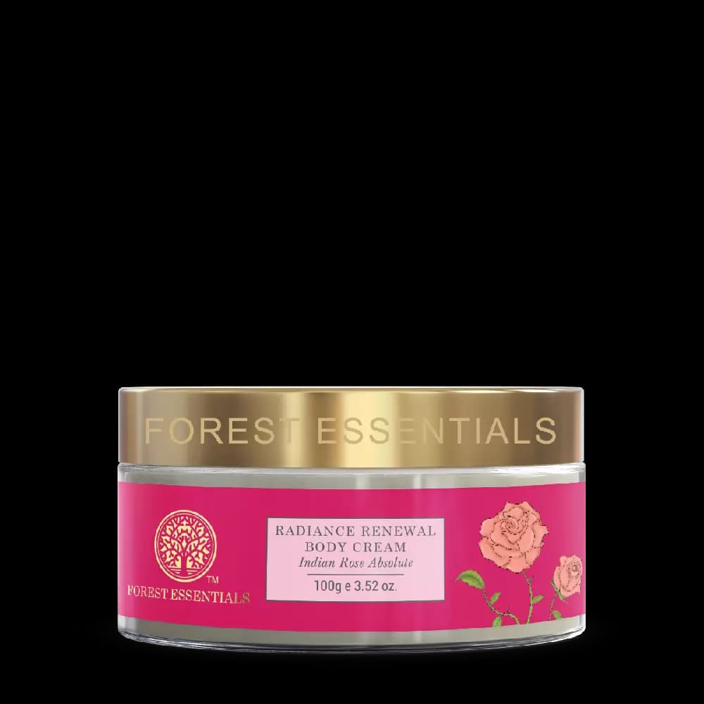 Forest Essentials Radiance Renewal Body Cream Indian Rose Absolute,100g-Main image