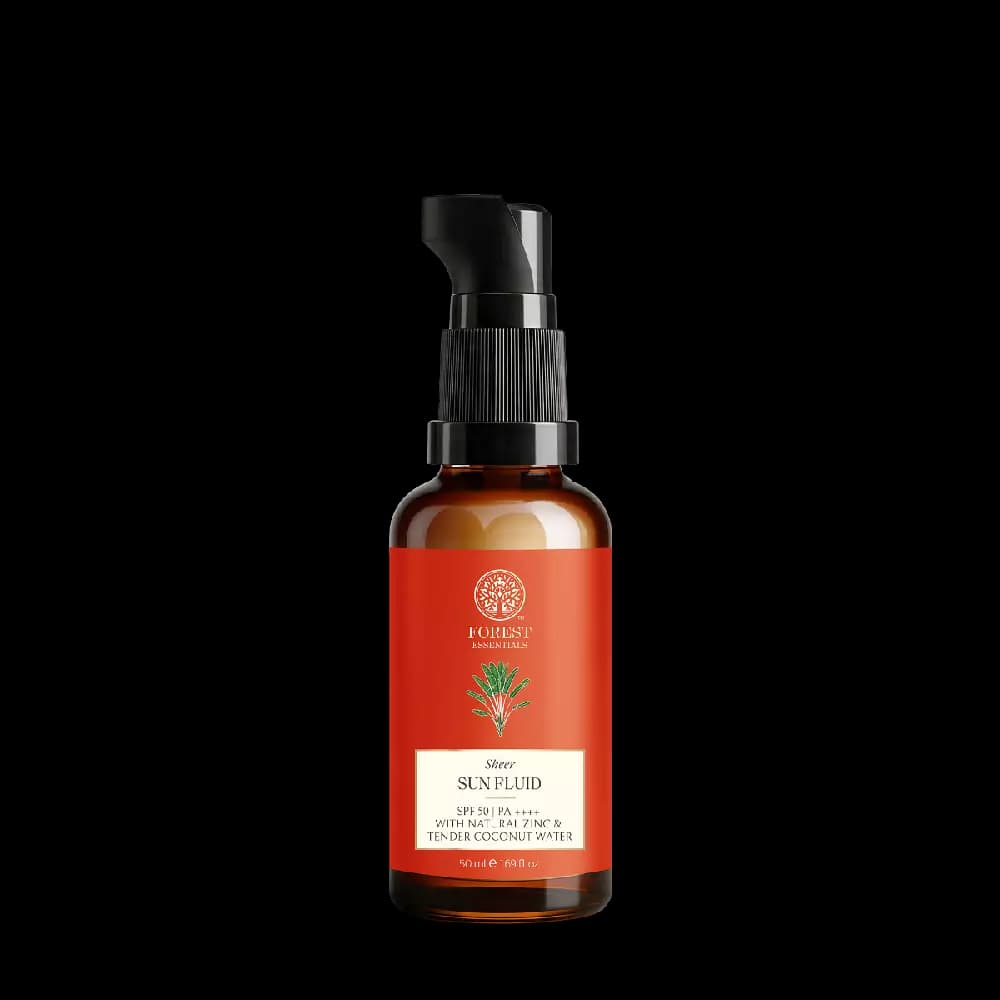 Forest Essentials Sheer Sun Fluid With SPF 50 PA++++,50ml-Main image