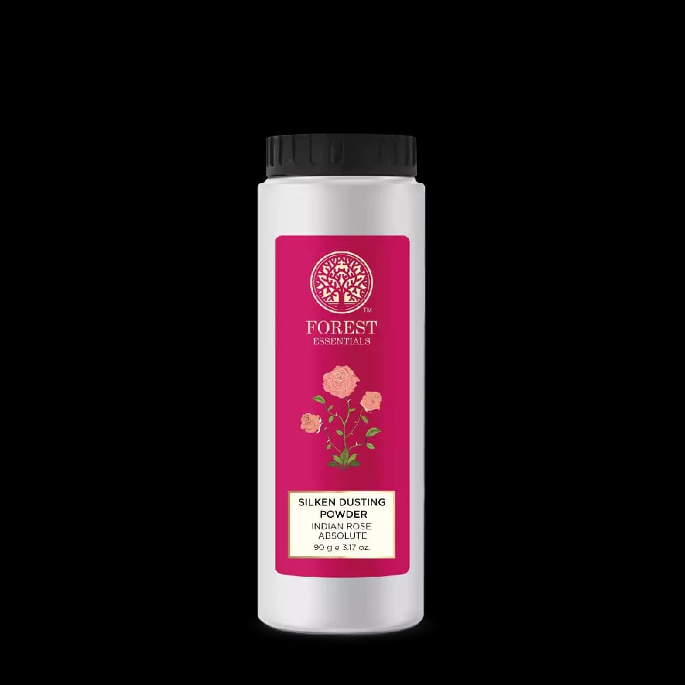 Forest Essentials Silken Dusting Powder Indian Rose Absolute,90g-Main image