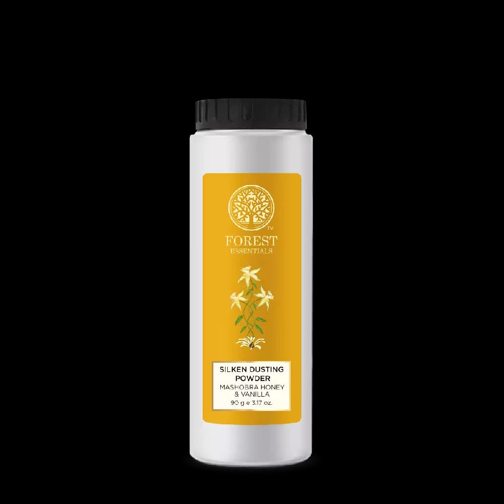 Forest Essentials Silken Dusting Powder Mashobra Honey & Vanilla,90g-Main image