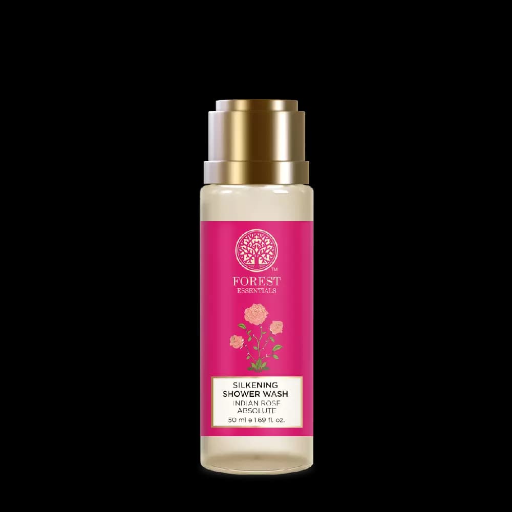 Forest Essentials Silkening Shower Wash Indian Rose Absolute,50ml-Main image