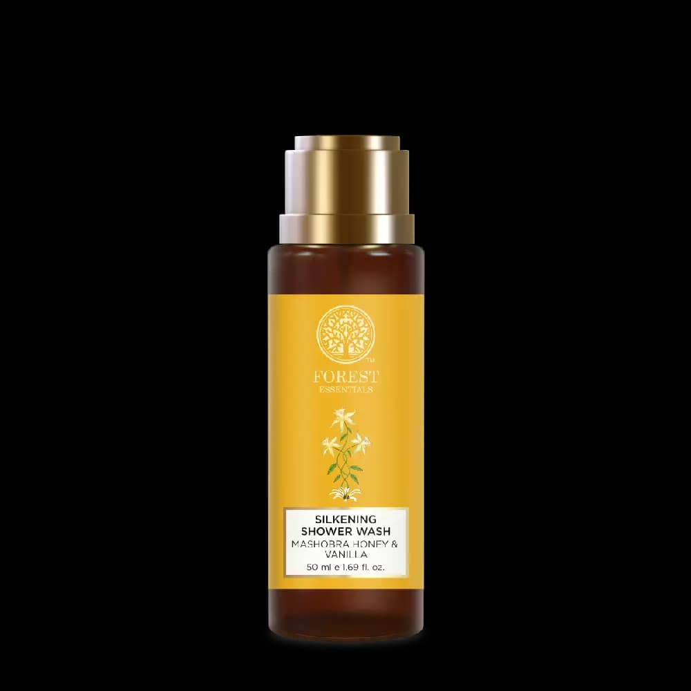 Forest Essentials Silkening Shower Wash Mashobra Honey & Vanilla,50ml-Main image