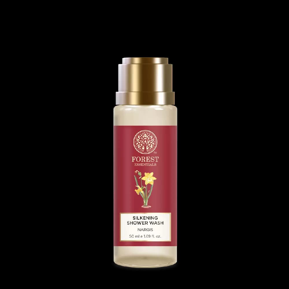 Forest Essentials Silkening Shower Wash Nargis,50ml-Main image