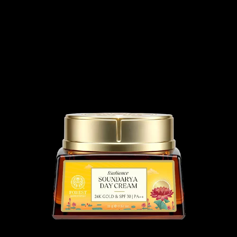 Forest Essentials Soundarya Radiance Cream with 24K Gold & SPF 30,15g-Main image