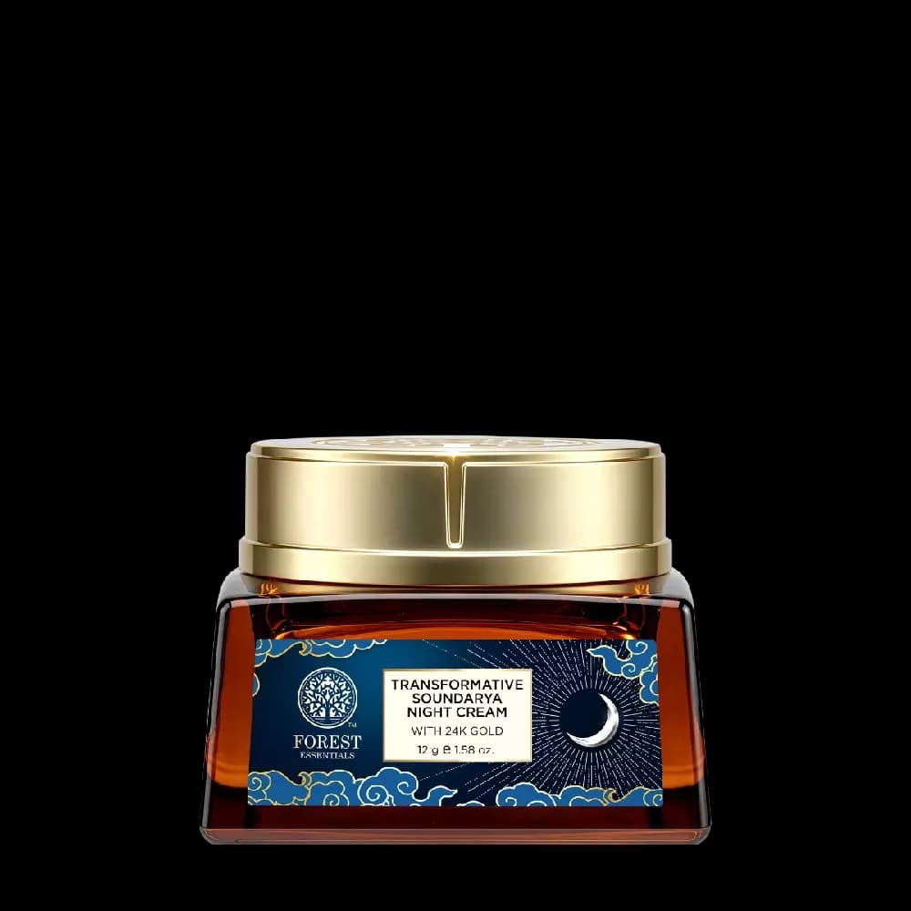 Forest Essentials Transformative Soundarya Night Cream With 24K Gold,12g-Main image