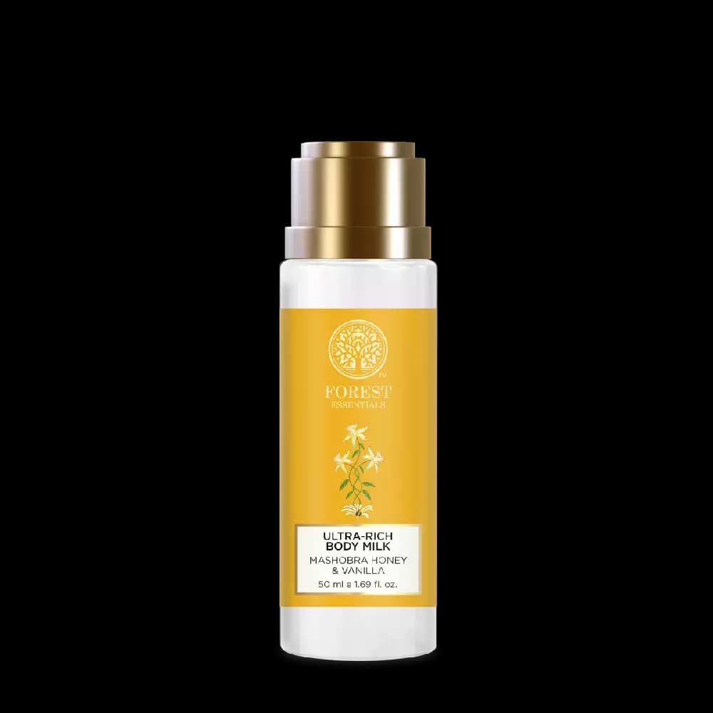 Forest Essentials Ultra-Rich Body Milk Mashobra Honey & Vanilla,50ml-Main image