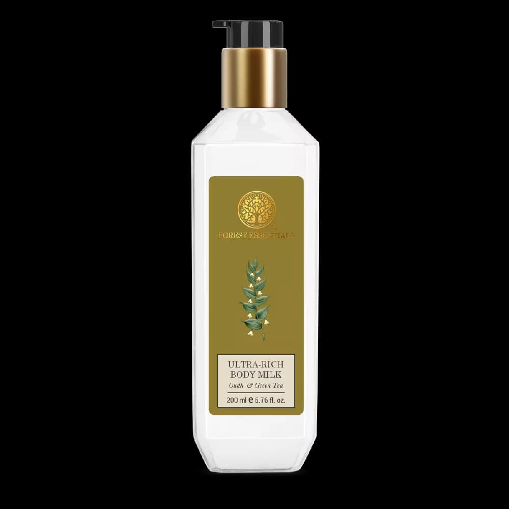 Forest Essentials Ultra-Rich Body Milk Oudh & Green Tea,200ml-Main image