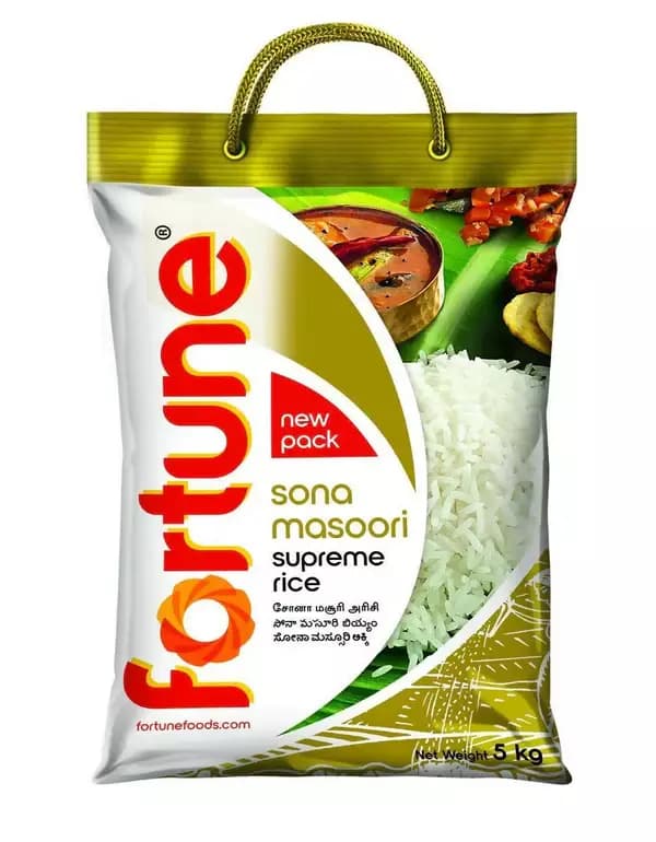 Fortune Sona Masoori Supreme Rice, 5Kg-Main image
