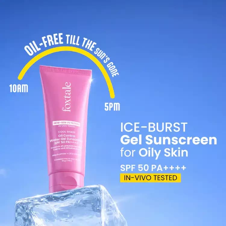 Foxtale Gel Sunscreen for Oily skin,50g-Main image