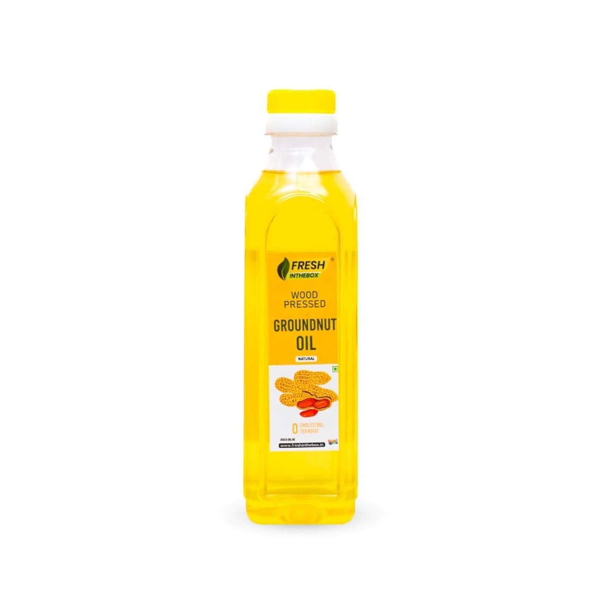 Freshinthebox 100% Wood-Pressed Groundnut Oil — 500 ml