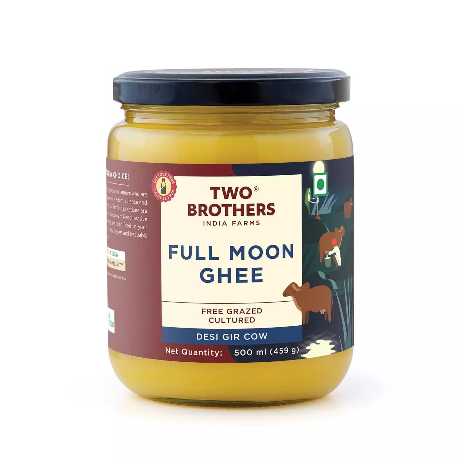 Full Moon Cultured Ghee, 500 ml-Mai Image