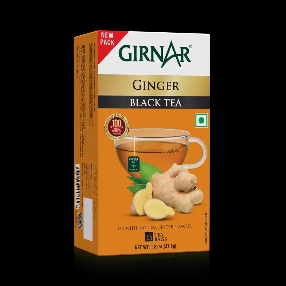 Girnar Adrak Black Tea Bags-Main Image