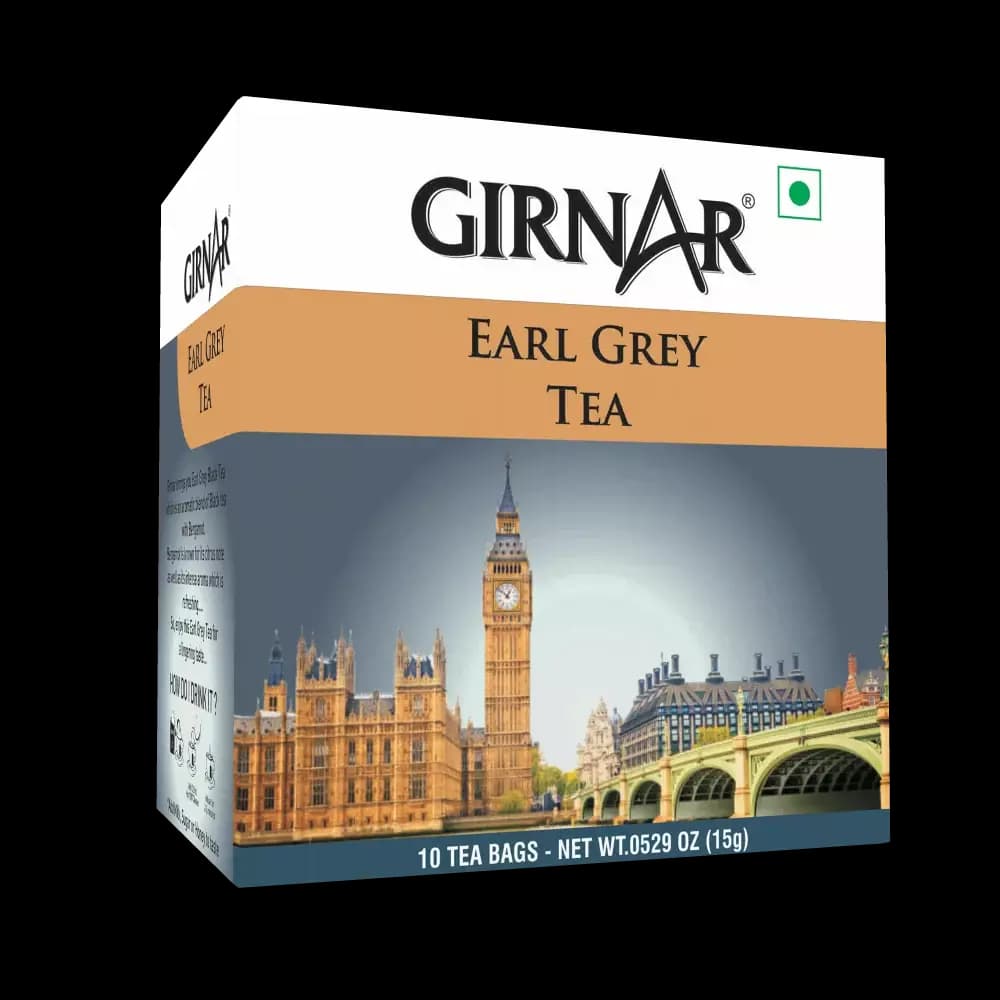 Girnar Earl Grey Black Tea Bags-Main Image